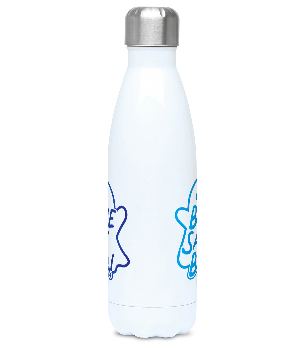 500ml Water Bottle - Black & Blue
