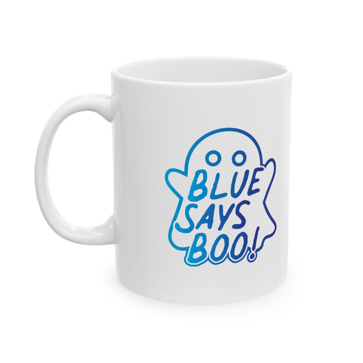 Boo Ceramic Mug, (11oz, 15oz)