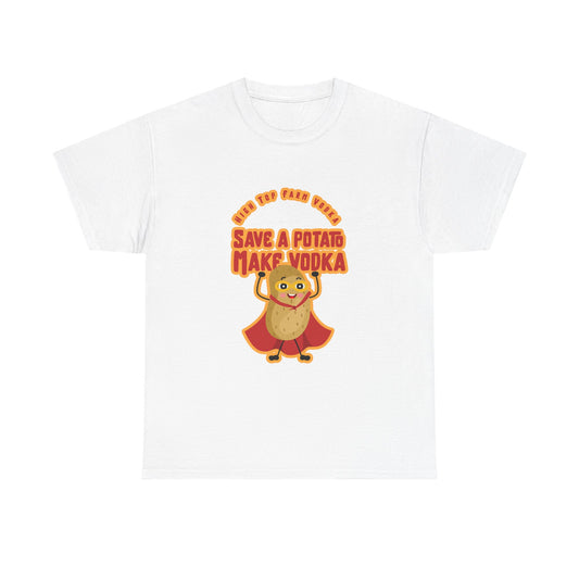 Unisex Heavy Cotton Tee- Save a Potato