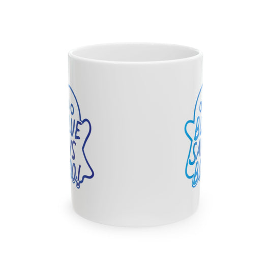 Boo Ceramic Mug, (11oz, 15oz)