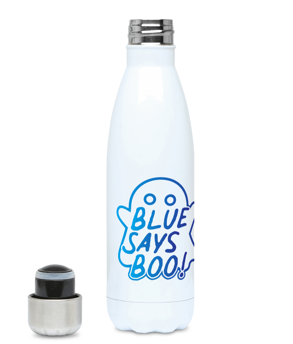 500ml Water Bottle - Black & Blue